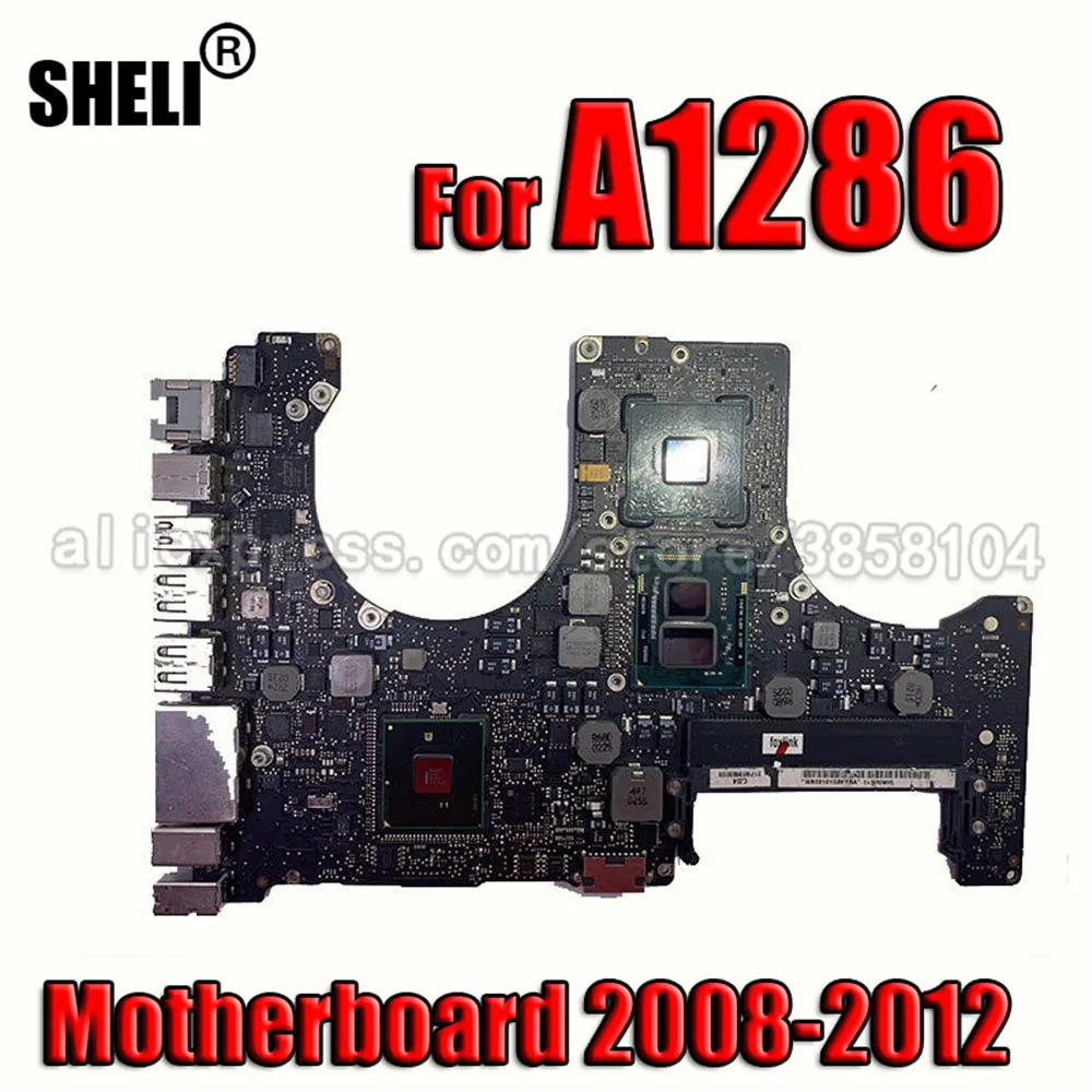 Системная плата A1286 материнская 15 &quot логическая 2010 2 4G для Macbook Pro LG Встроенный