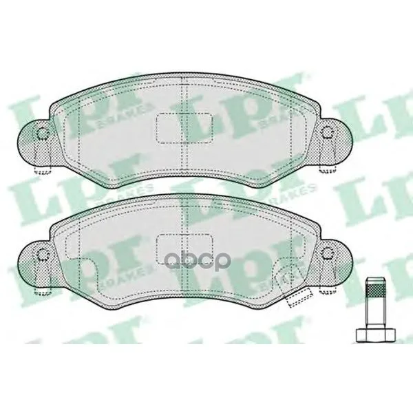 Колодки Тормозные Opel Agila 00-/Suzuki Ignis 03- Передние Lpr 05p777 Lpr арт. 05P777
