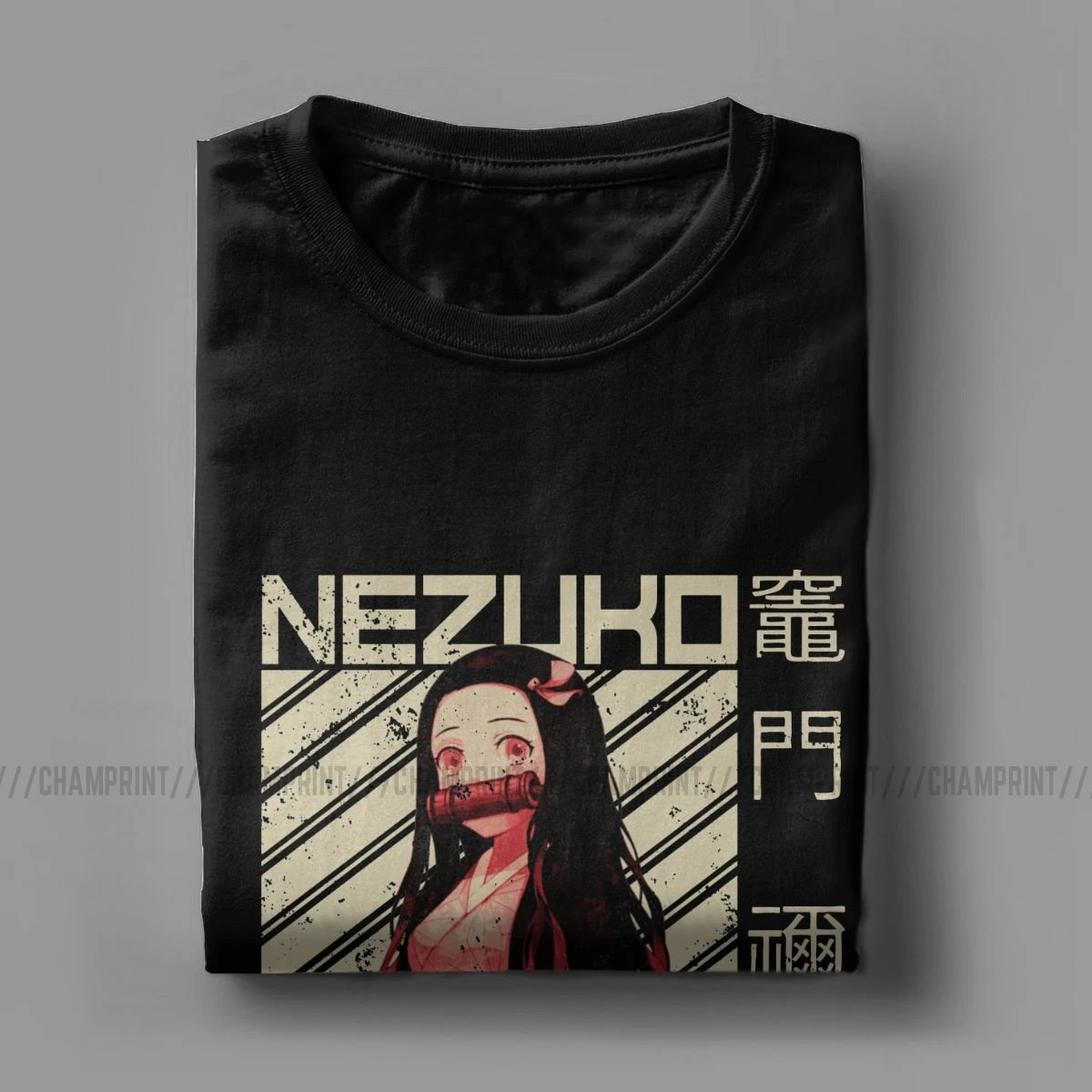 Demon Slayer Nezuko Kimetsu No Yaiba аниме футболка для мужчин креативная хлопковая футболка футболки с коротким рукавом топы с принтом