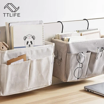 

Household Bed Sofa Hanging Bedside Storage Bag Hang Sundries Debris Magazines Remote Control Books Phone Tissue Holder Organizer