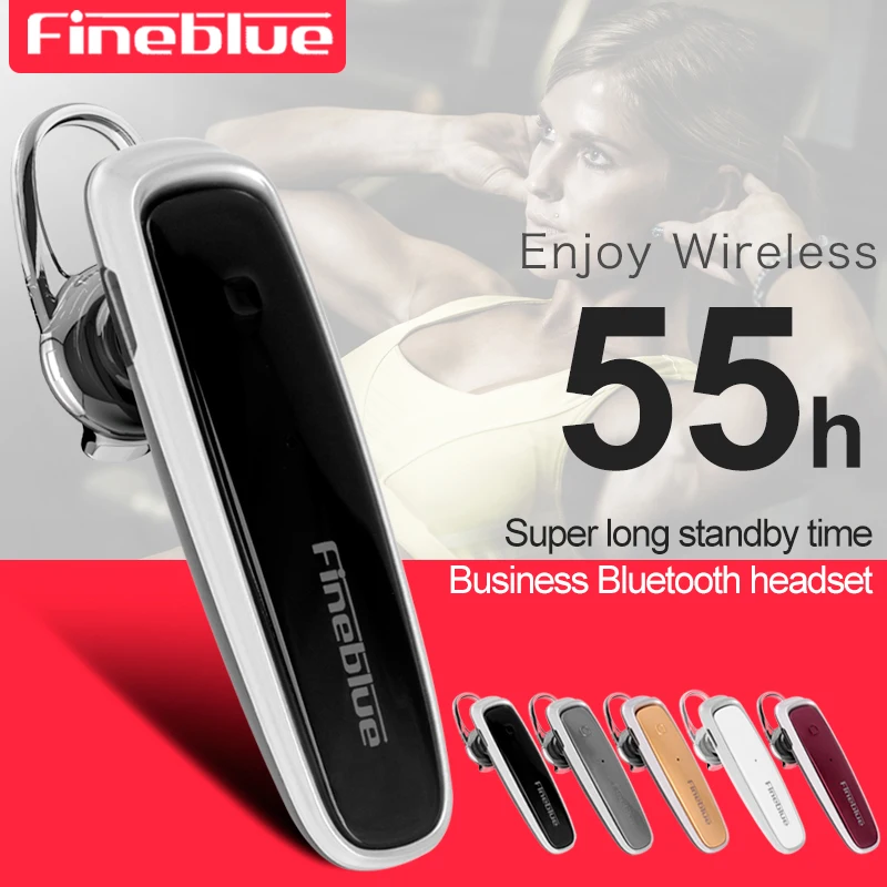 120 шт Fineblue Мини Bluetooth V4.1 наушники Беспроводная гарнитура вкладыши Hands-free наушники-вкладыши через DHL