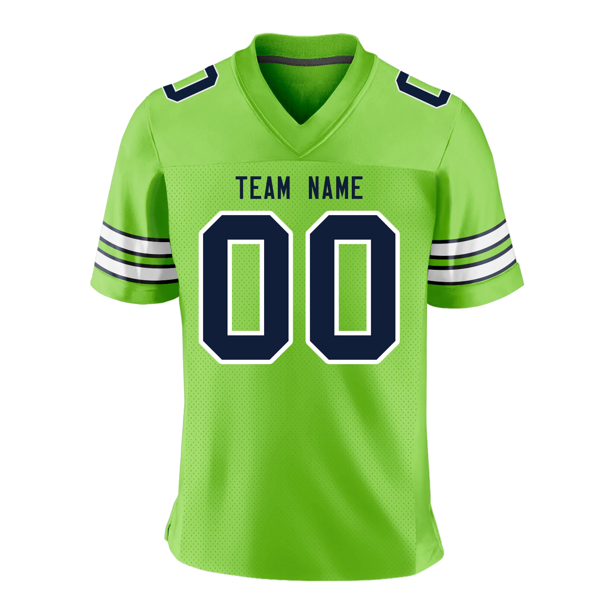 Personalized American Football Jerseys Printed Team Name Number DIY Plus Size Breathable Men's Rugby Jersey Game Training