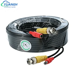 Câble d'alimentation vidéo BNC pour caméra de vidéosurveillance AHD, accessoire pour système de sécurité 