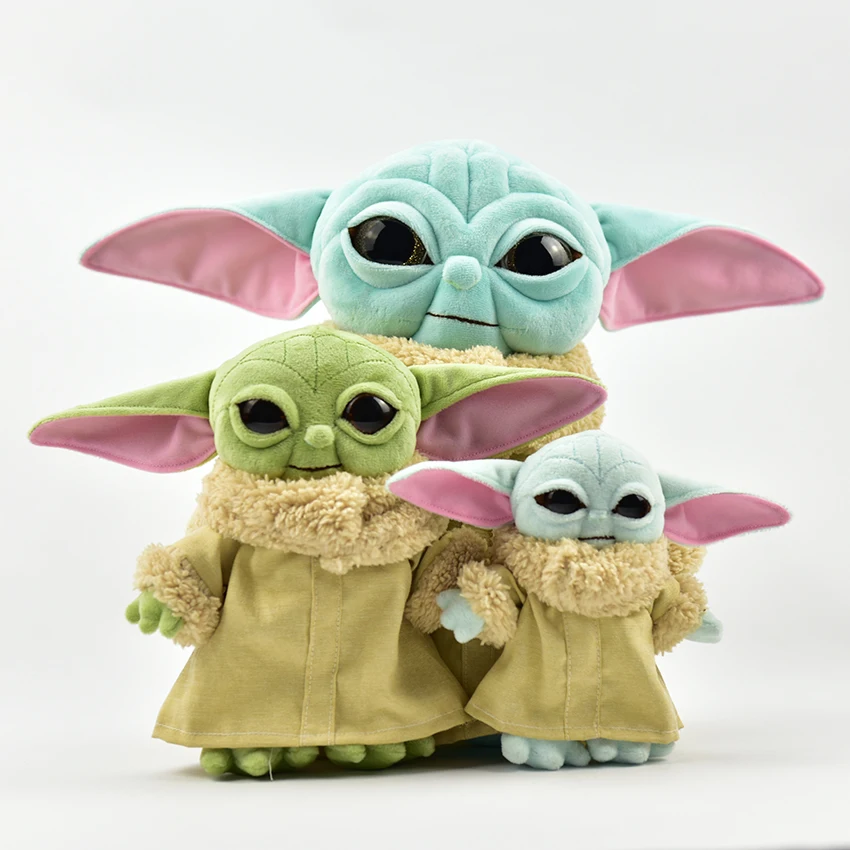 New 11-34cm baby yoda plush Spot Toy Master Yoda Plush Pendants Soft Stuffed Animals Dolls Keychains birthday gift for kid child