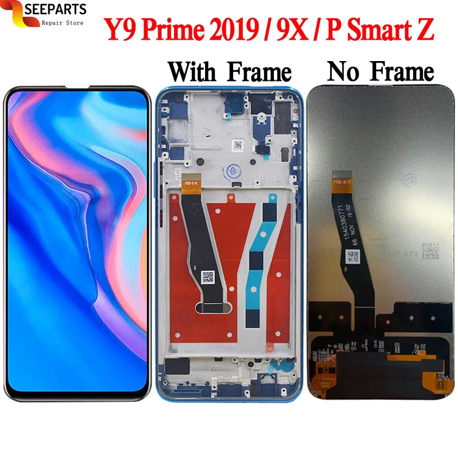 Для Huawei Y9 Prime ЖК-дисплей сенсорный экран 6 59 &quotдля HUAWEI P Smart Z для Honor 9X ЖК-экран STK-LX1