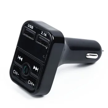 

Car FM Transmitter Wireless Bluetooth Radio USB Charger Cigarette Lighter Power