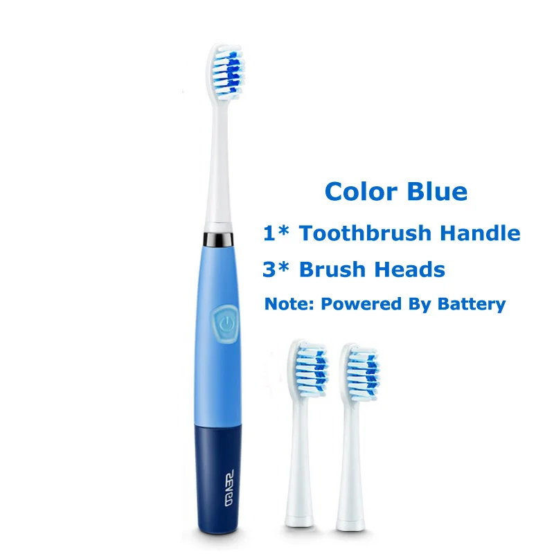 SG 915 Blue Звуковая электрическая зубная щетка для взрослых, перезаряжаемая электрическая зубная щетка, умный таймер, отбеливающая щетка для зубов, Массажная резинка, полностью водонепроницаемая - Цвет: SG 915 Blue