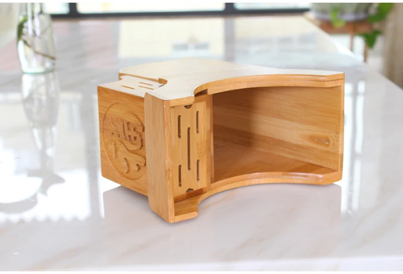 Wood knife holder14