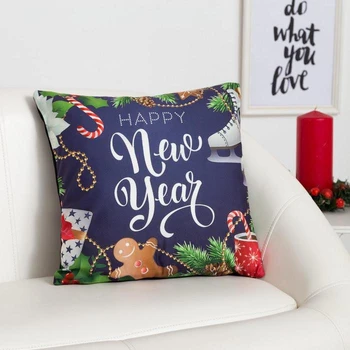 

Decorative pillow case "Ethel" Happy Year, size 40x40 cm