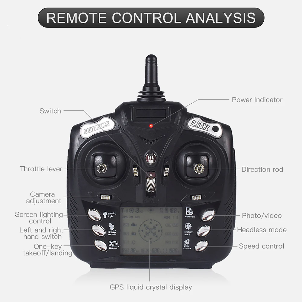 Дрон с дистанционным управлением, gps, 5G, WiFi, 1080 P, камера, Дрон, умный режим слежения, 6 осей, гироскоп, Квадрокоптер, профессиональный, 5G, WiFi, Дрон, аэрофотосъемка