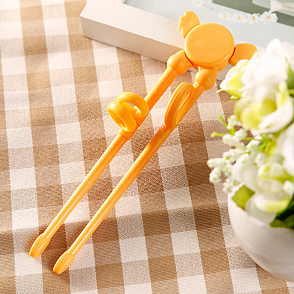 Children Chopsticks Angel Wings Kid Learning Training Chopsticks Reusable Training Helper Chopsticks Children's Tableware 4