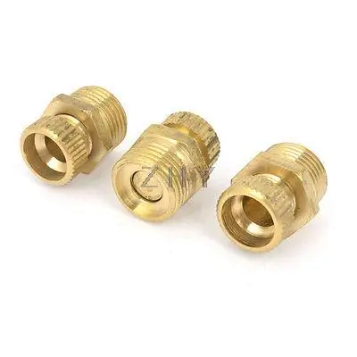 

Air Compressor 3/8PT Male Thread Water Drain Valve Gold Tone 3 PCS