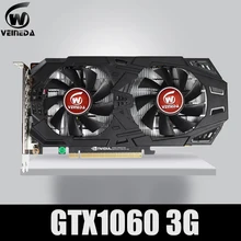 VEINEDA กราฟิกการ์ด GTX 1060 3GB 192Bit GDDR5 GPU การ์ด PCI-E 3.0 สำหรับ NVIDIA Gefore เกมชุด Stronger กว่า GTX 1050Ti(China)