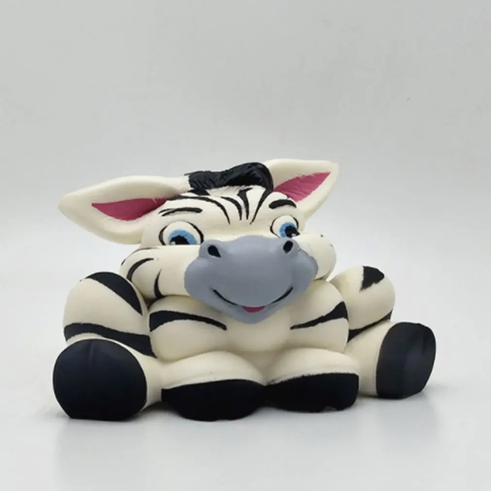 Милые Kawaii зебра мягкая пуля игрушка медленно поднимающаяся сжимающая декомпрессия игрушки дети взрослые снятие стресса игрушки