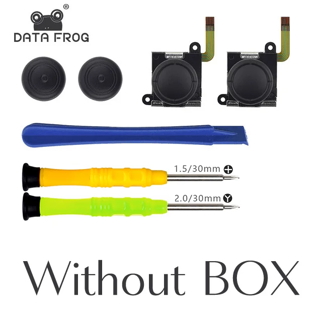 No box 7 в 1, сменный 3D Аналоговый джойстик для пальца, палка для переключателя, Joy Con, контроллер, модуль датчика, потенциометр, инструмент для ремонта - Цвет: No box