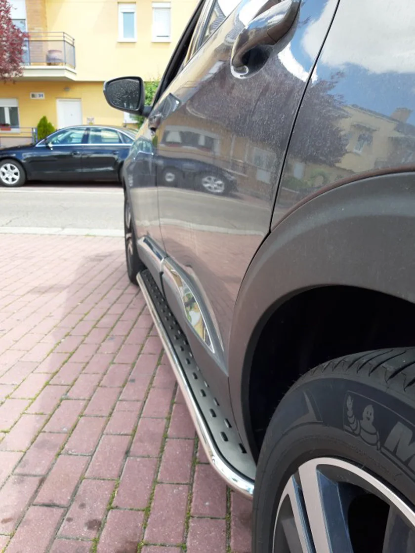 Беговая доска боковой шаг боковой бар для peugeot 2008 и 5008, самый популярный стиль в Китае, поставляемый ISO9001 завод, утолщающийся алюминий