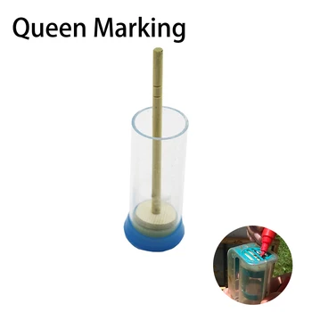 

Apicultura Plastic Queen Bee Marking Bottle Simple Beekeeping Tool Queen Mark Tube BeeKing Rearing Tools