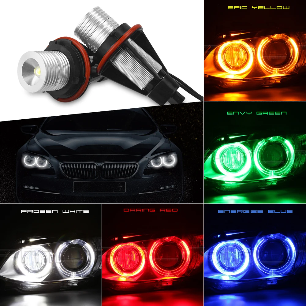 

2pcs 5W Car LED Angel Eyes Marker Lights Bulbs Fit for BMW E39 E53 E60 E61 E63 E64 E65 E66 E87 525i 530i xi 545i M5 6312694048