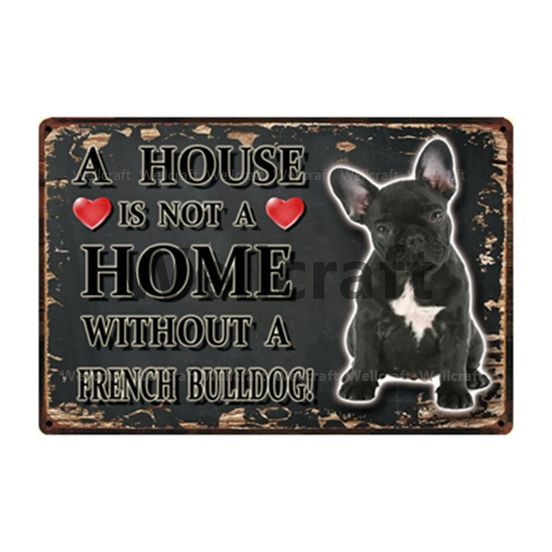 [WellCraft] постер Собака без миниатюрного металла Pinscher оловянный домашний декор