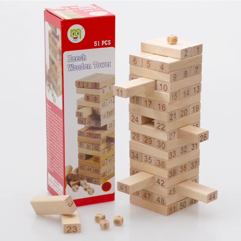 

Large Size Bricks Pro Children Educational Force Pumping Building Blocks Adult Stack-up Parent And Child Stacker Game Board Game