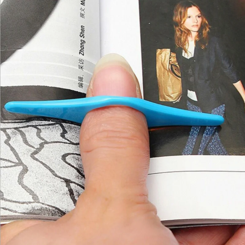 

Multi-function Plastic Thumb Book Support Book Page Holder Marker Convenient Bookmark School Office Supplies Book Thumb Holder