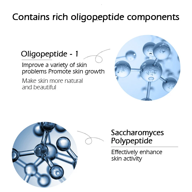 SENANA Peptide Lyophilized Powder Serum Acne Pimples Acne print Treatment Moisturizing Whitening Anti wrinkle Nourish Skin 4