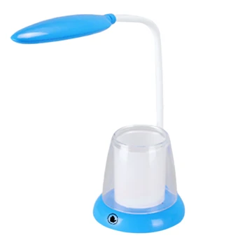 

ICOCO Energy Saving Creative Touch Sensitive Desk Lamp Dimmable Bedroom LED Lamp Students Table Lamp With Pen Holder