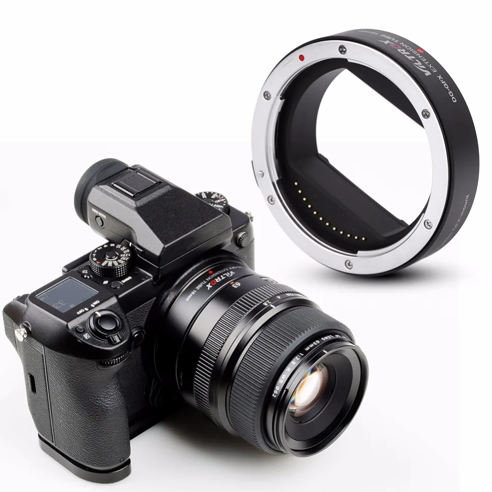 VILTROX DG-GFX 18 мм Макро Удлинитель Автофокус для Fuji GFX50R/S& G Крепление объектива