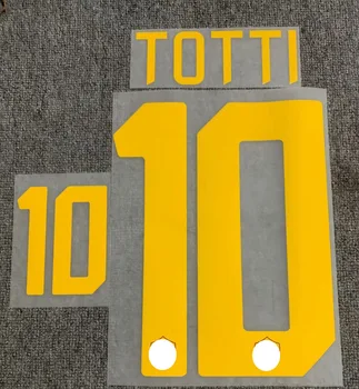 

1617 #10 TOTTI Printing Nameset Soccer Patch Badge Printing