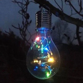 

Patio Night Home Low Consumption Solar Bulb Garden Easy Install Durable Energy Saving Copper Wire Outdoor Portable Decoration