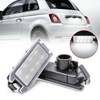 

SMD Lights Numbe Plate Error Free Lamp For Fiat 500C 2013-2019 White High power