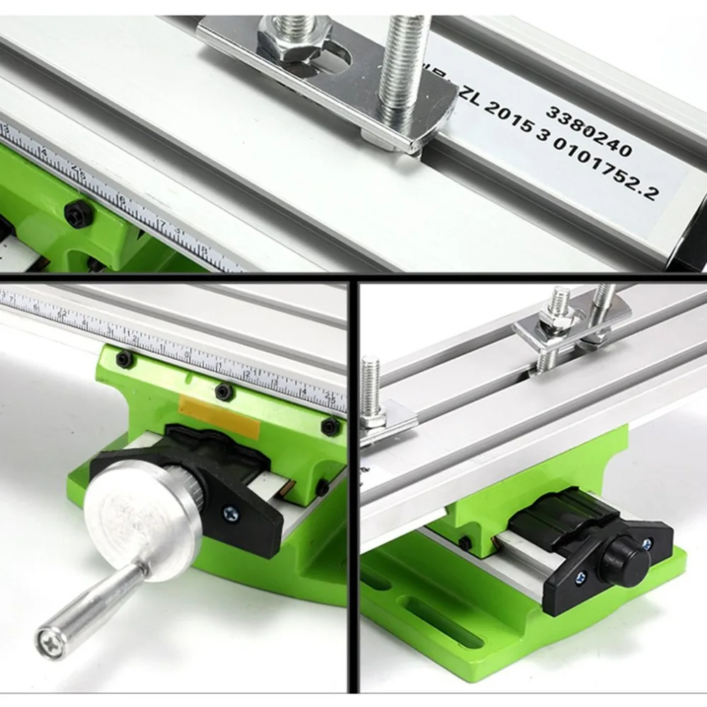 6300 мини Прецизионный многофункциональный Рабочий стол тиски приспособление сверлильный фрезерный станок X и y-ось Регулировка координатный стол