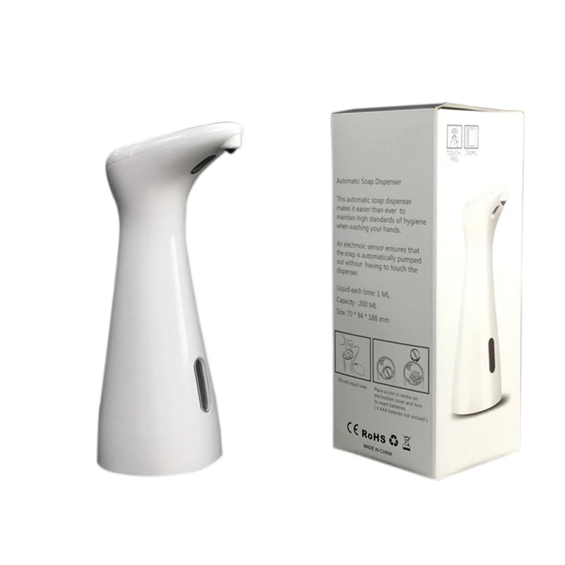 1PCS Touchless Handsfree Automatic Soap Dispenser Liquid Hand Wash Bathroom Kitchen