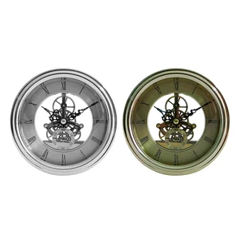 

Skeleton Insert Clock Movement Quartz Battery Fit 127mm Roman Dial