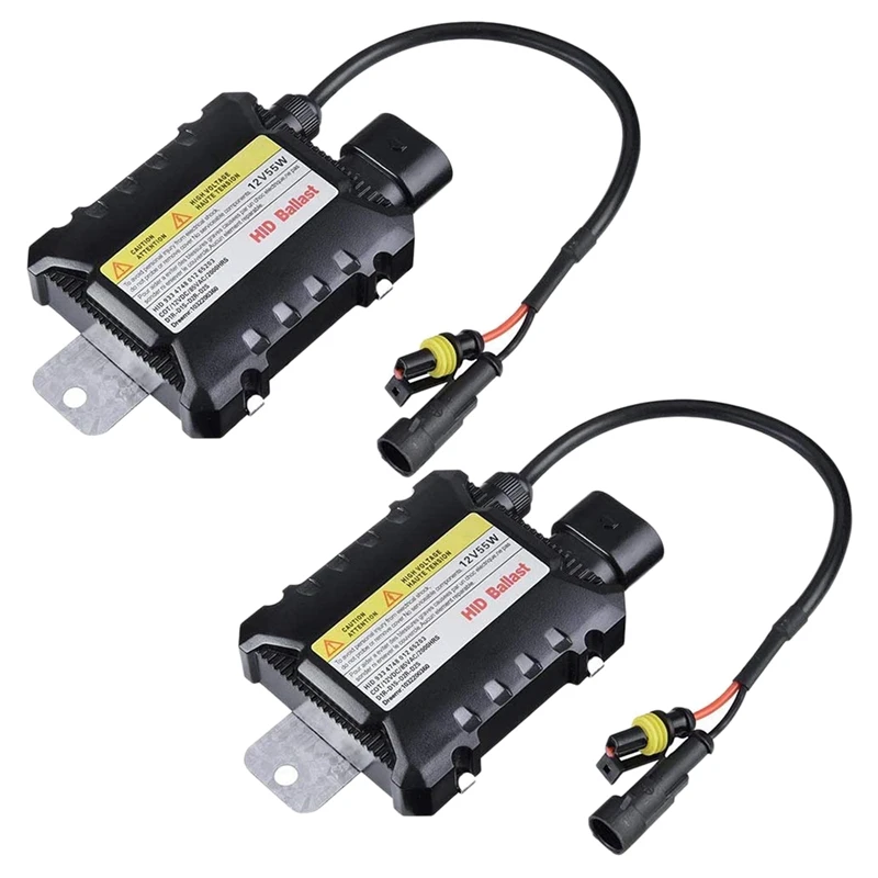 

55W HID Bi Xenon Ballast 12V Digital Slim Ballast Fast Bright Electronic Ballast for H1 H3 H3C H4-1 H4-2 H7 H8 9005 9006