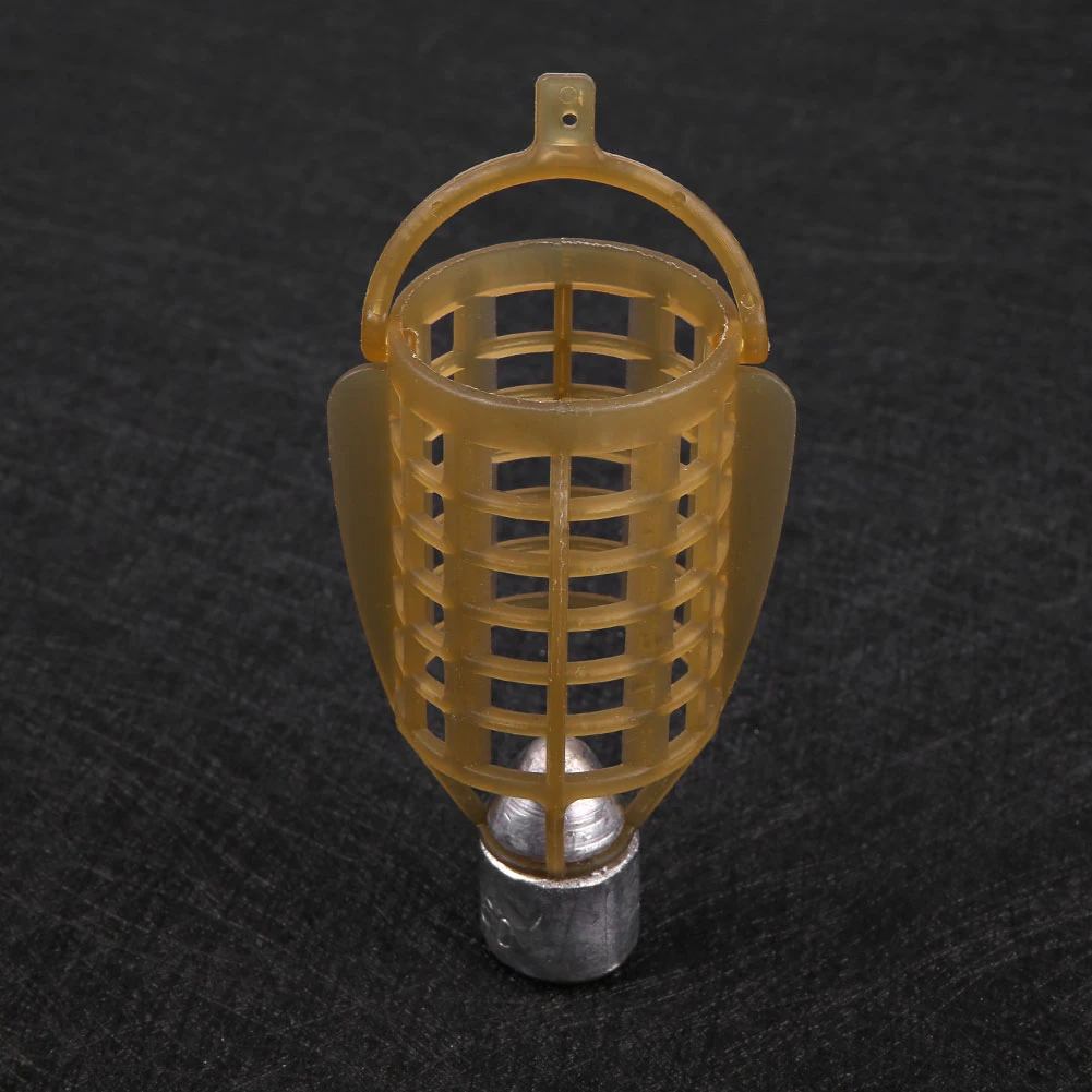 Tackle Fishing Bait Cage Basket Holder Fish Feeding Lure Trap Accessories
