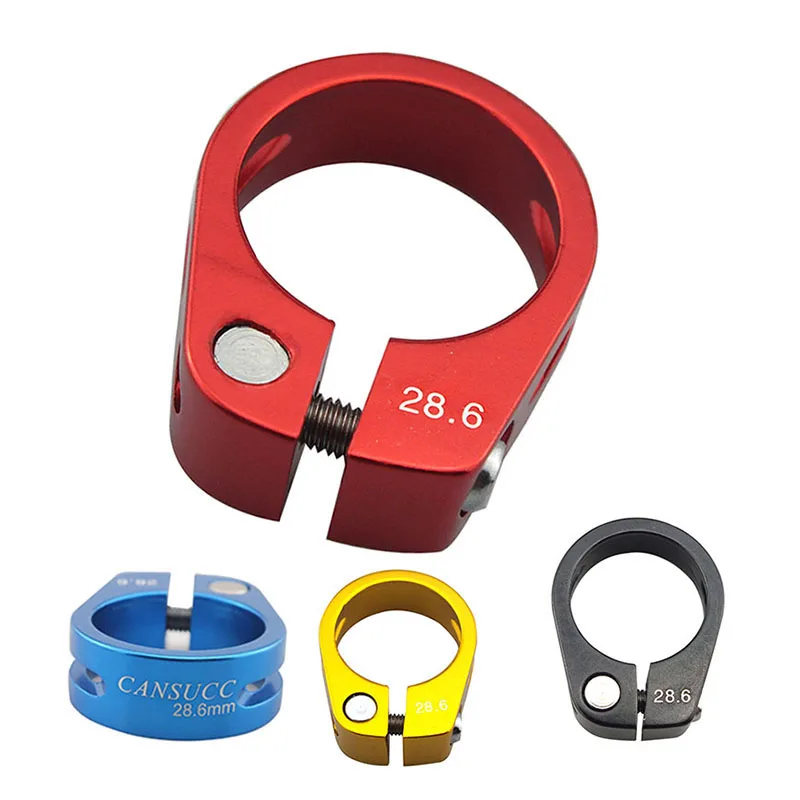 Bike Bicycle Seat Post Clamp Quick Release Aluminum Alloy Clip Useful Durable
