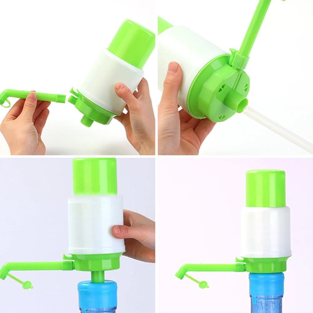 Water Pump Drinking With Hose Extensions Removable Tube Innovative Vacuum Action Manual Dispenser