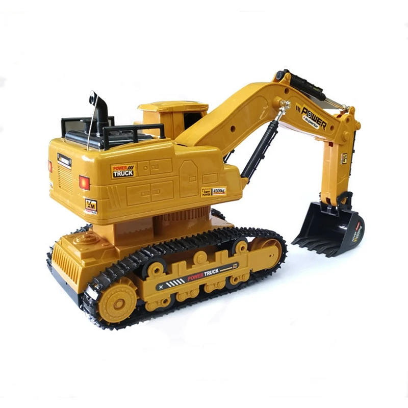 RC экскаватор моделирование инженерный трактор автомобиль игрушка 10CH мальчик дистанционное управление игрушка ребенок Рождественский подарок RC грузовик