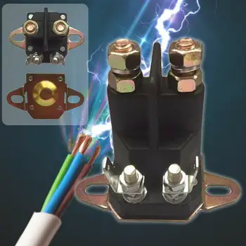 

1pc New Starter Solenoid Relay Switch Contactor Switch Terminals For MTD Replace 3 Lawnmower Engine Q6G1