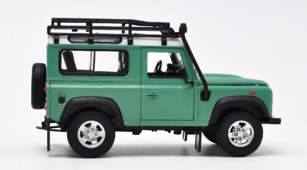 Welly 1/124 1:24 Ностальгический Land Rover Defender внедорожник автомобиль литье под давлением модель игрушки на день рождения для детей мальчиков и девочек