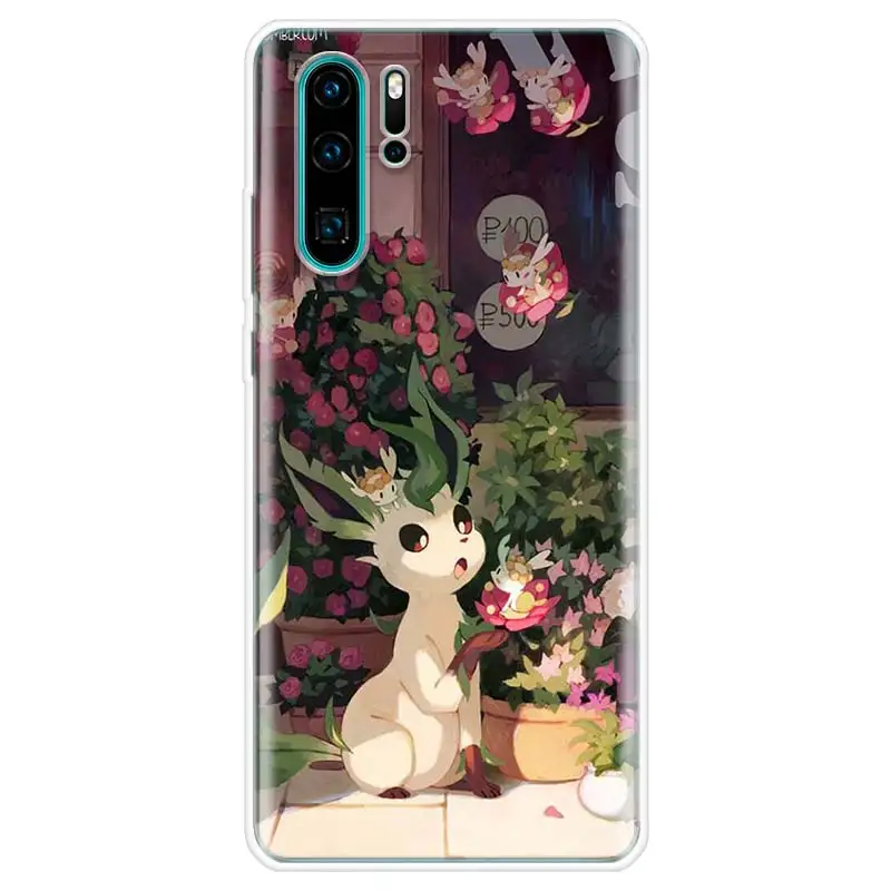 Erilles мультфильм Покемон телефон оболочка мягкий для huawei P30 P20 P10 Lite Pro P Smart Z 2019 mate 30 10