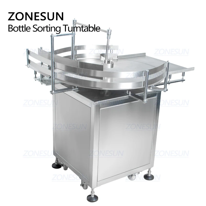Автоматическая круглая вращающаяся пластиковая стеклянная бутылка ZONESUN