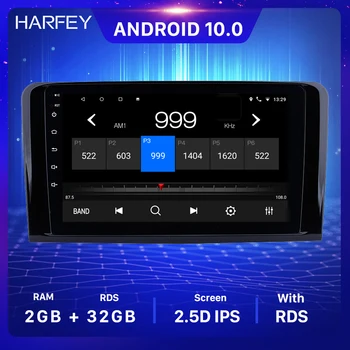 

Harfey 9" Android 10.0 API 29 Car Multimedia player 2Din GPS For 2005-2012 Mercedes Benz ML CLASS W164 ML350 ML430 ML450 ML500