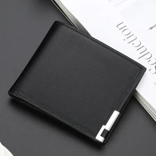 Мужской короткий кошелек высокого качества Billfold для подростка PU кожаные кошельки бумажник многофункциональные кошельки владельцы кредитных карт