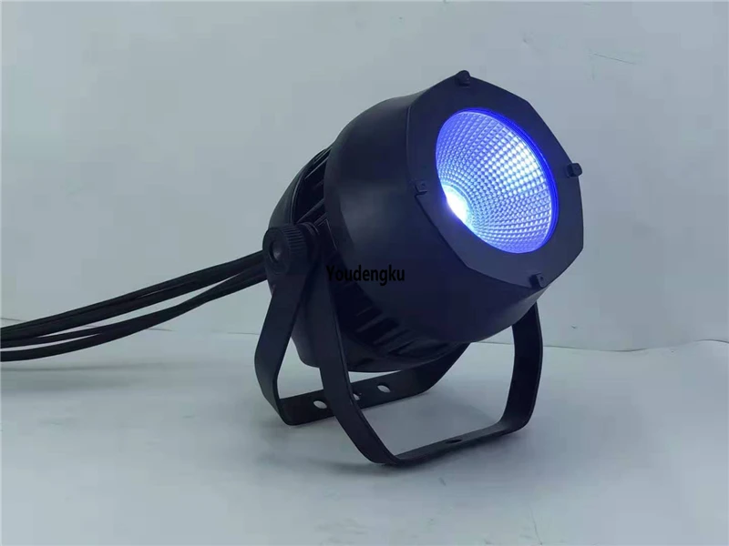4pcs Aluminum DJ Par RGBW 200w Led Par64 dmx cob par ip65 Waterproof led cob Par Can Lights