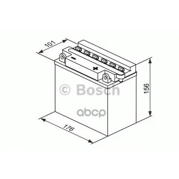 

AKB M4 F43 12v 19ah 190A 176x101x156 Bosch art. 0092m4f430