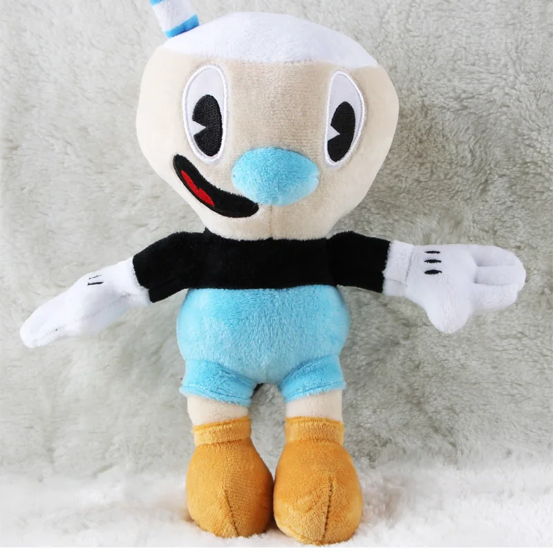 Симпатичные Мультяшные плюшевые игрушки Cuphead кукла Mugman мягкие для детей
