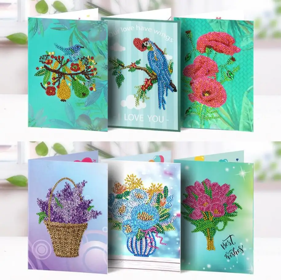 26x18cm 5D DIY алмазная живопись поздравительная открытка особой формы рождественская Алмазная Вышивка Дерево открытки День рождения Рождественский подарок - Цвет: 26x18cm