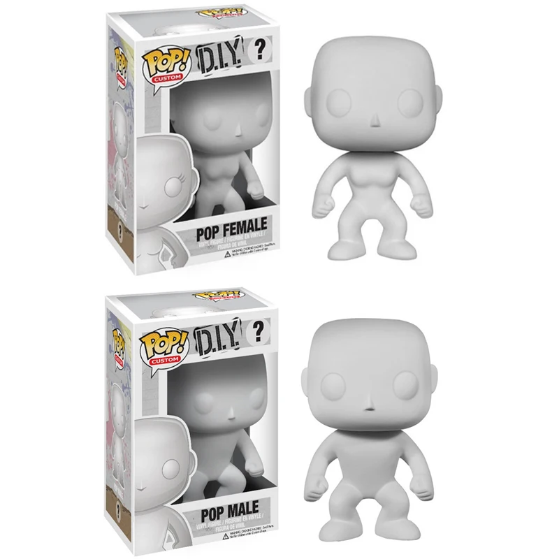 

Funko POP D.I.Y Pop Female Pop Male Vinyl Dolls Action Figure Toys for Kids Birthday Gifts Christmas